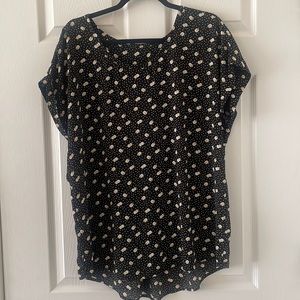 Women’s Pullover Blouse with hi-low bottom edge